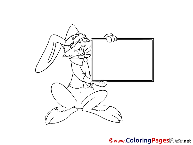Bunny Coloring Pages Business