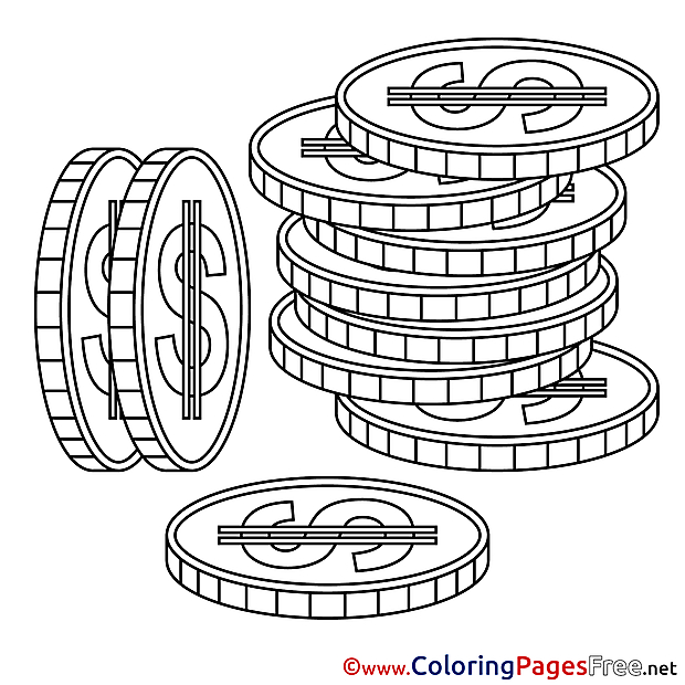 Change for Kids Business Colouring Page