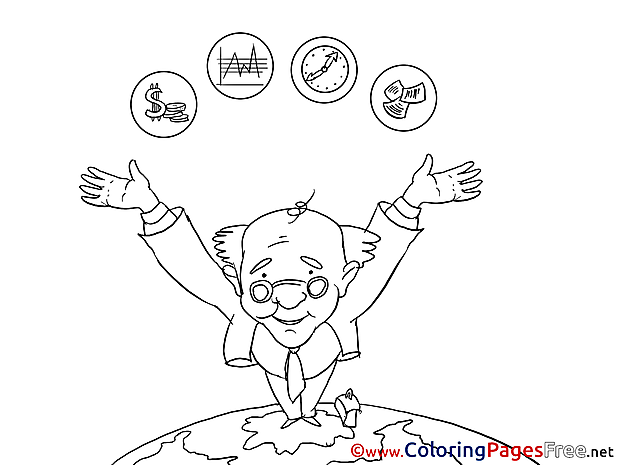 Chief Business free Coloring Pages