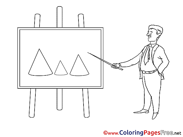 Diagram Coloring Sheets Business free