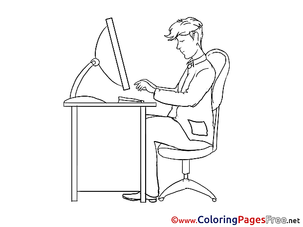 Economy Colouring Sheet download Business