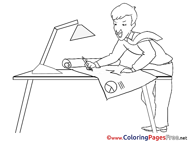 Ingeneer Colouring Sheet download Business