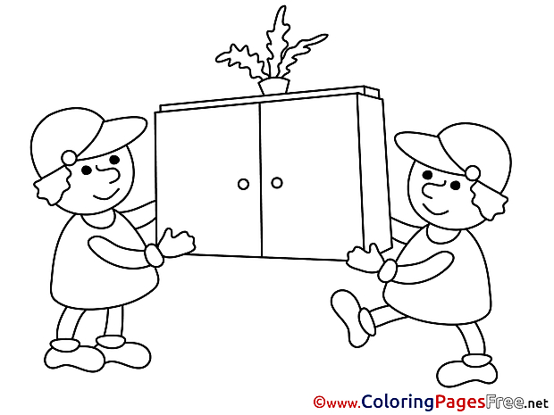 Loaders Colouring Page Business free