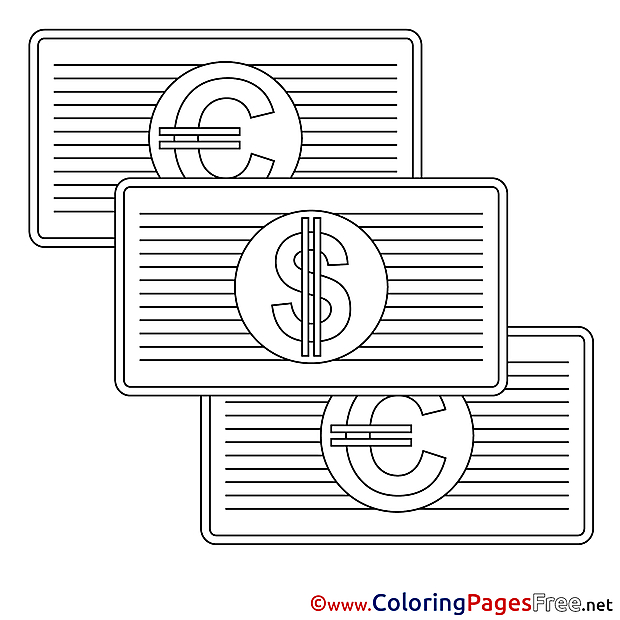 Money Business Coloring Pages download