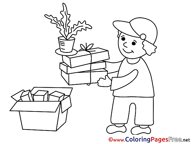 Porter Coloring Sheets Business free