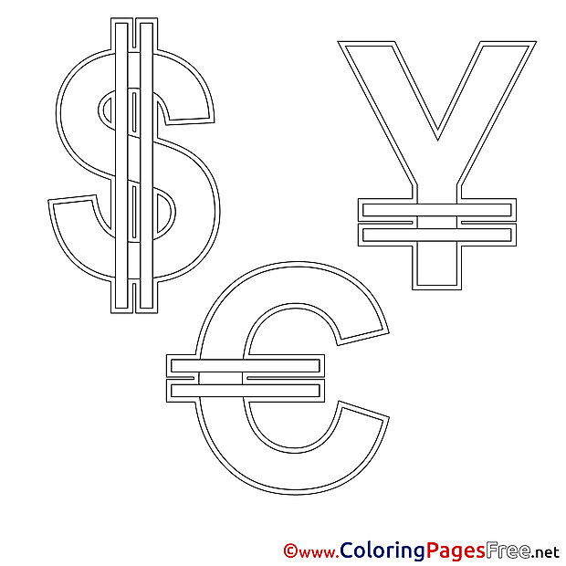 Symbols Coloring Pages Business