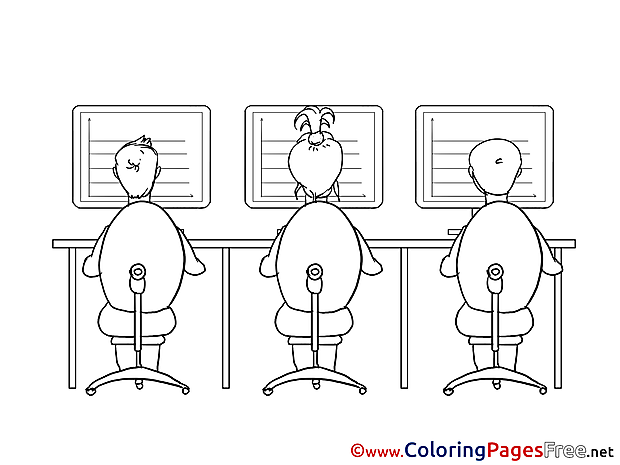 Team Business Coloring Pages free