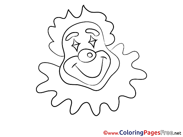 Coloring Pages Clown for free