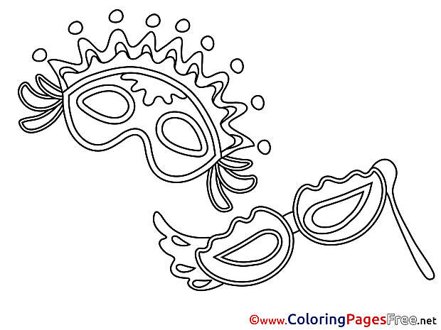 Coloring Sheets download free Mask