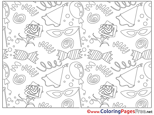 Decoration download printable Coloring Pages