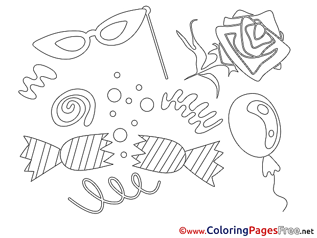 Festival Kids download Coloring Pages
