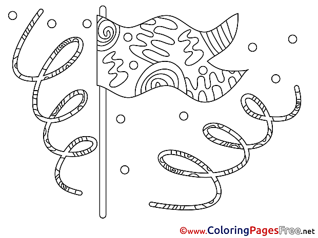 Flag download Colouring Sheet free