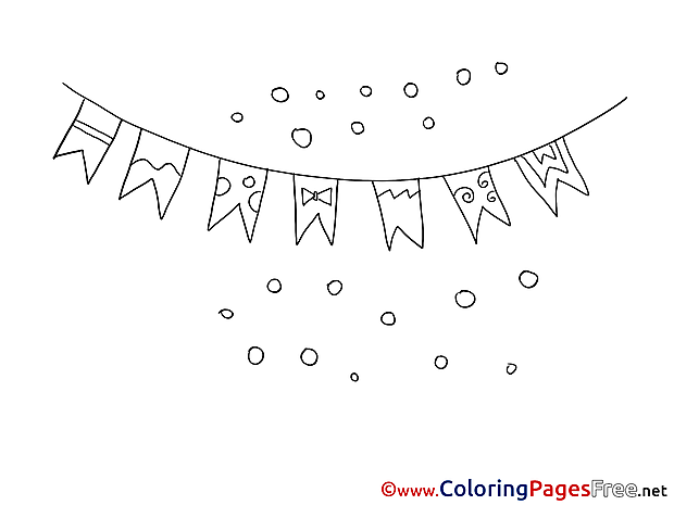 Flags download Colouring Sheet free