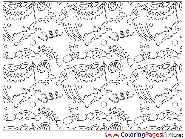 For Children free Decoration Coloring Pages