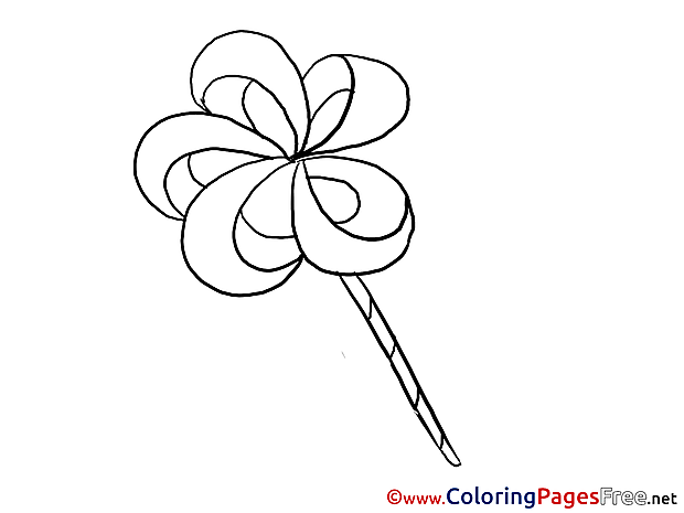 Kids Sweets free Coloring Page
