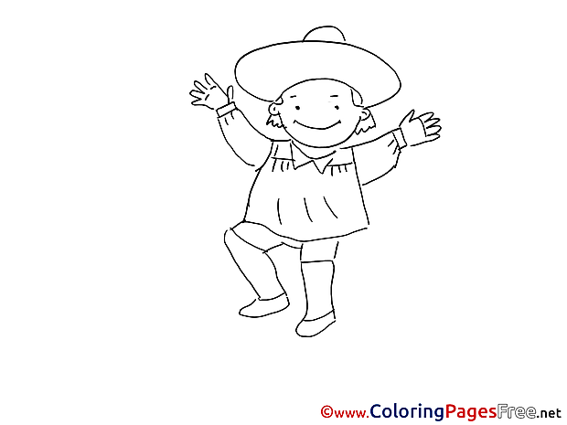 Mexican Coloring Sheets download free