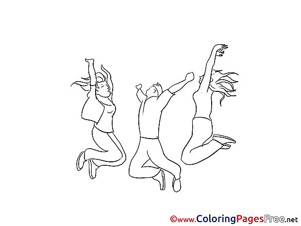 Party Children Coloring Pages free