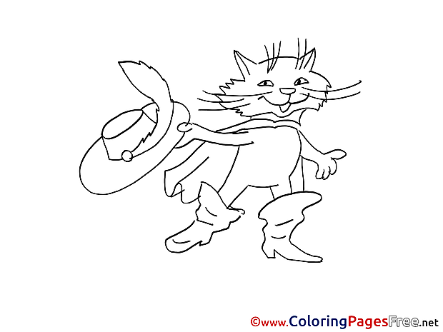 Puss in Boots Coloring Sheets download free