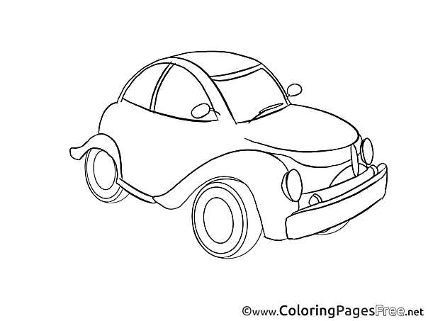 Car Kids download Coloring Pages