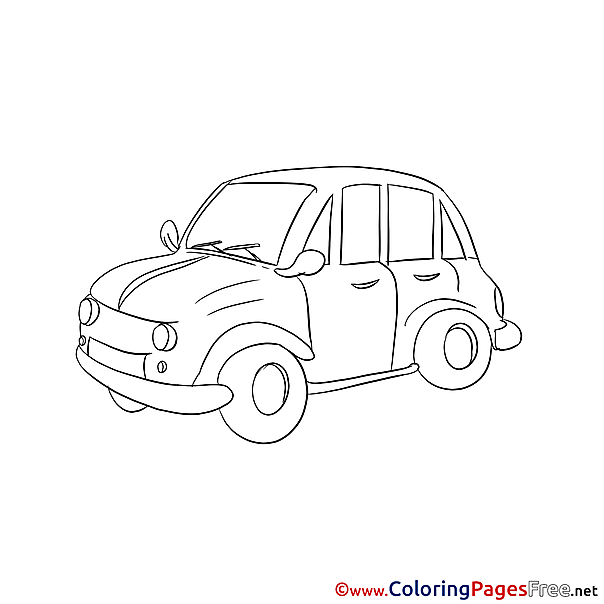 Car printable Coloring Sheets download