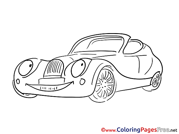 Coloring Pages for free Car