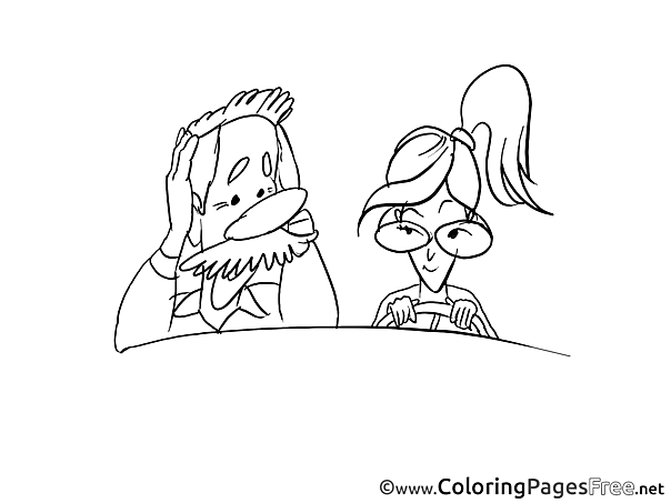 Insctructor Coloring Pages for free