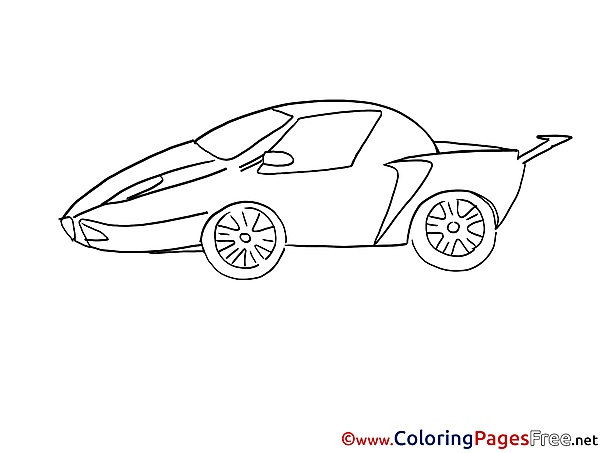 Sport Car Coloring Pages for free