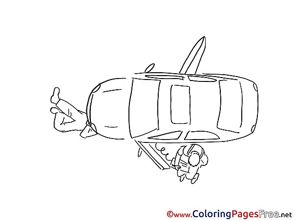 Vehicle Colouring Sheet download free