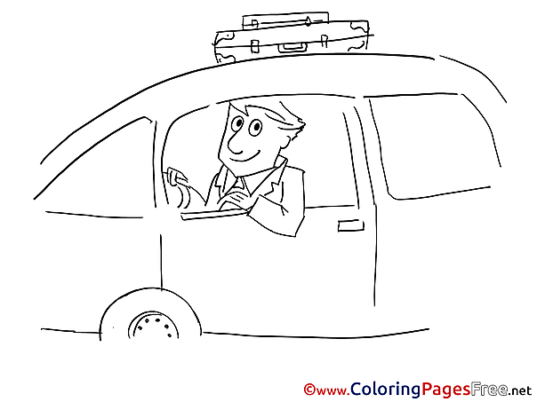 Voyage Kids free Coloring Page