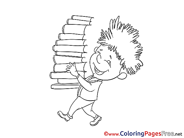 Books Kids download Coloring Pages