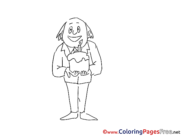 Cake for free Coloring Pages download