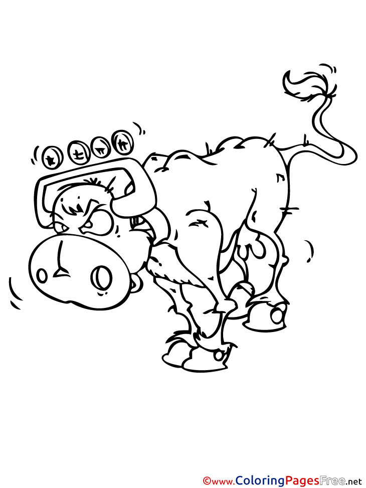 Cow printable Coloring Sheets download