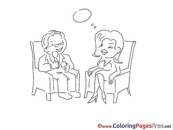 Dialog Children Coloring Pages free