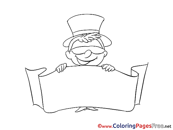 Hat for free Coloring Pages download