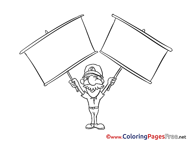 Man Kids download Coloring Pages