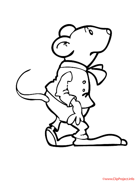 Mouse free coloring sheet