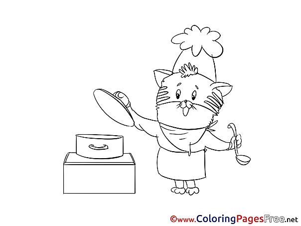 Pan download Colouring Sheet free