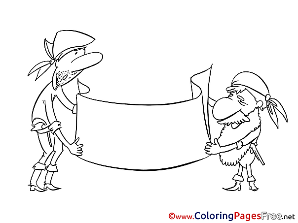 Pirates download printable Coloring Pages