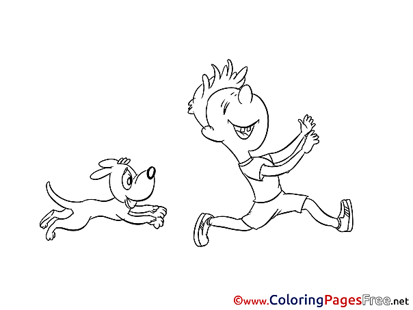 Puppy printable Coloring Pages for free