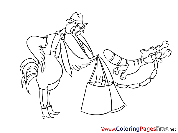 Sausages Children Coloring Pages free
