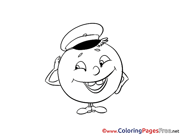 Tomato Colouring Sheet download free