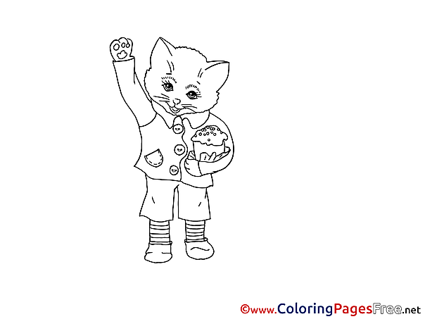 Cat Coloring Sheets download free