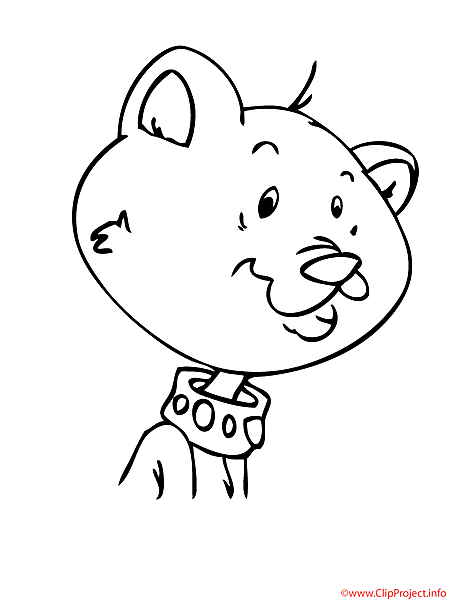 Cat printable coloring page for free