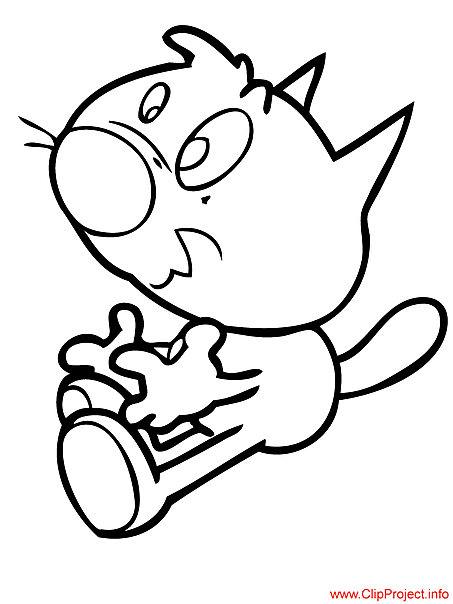 Cats coloring pages