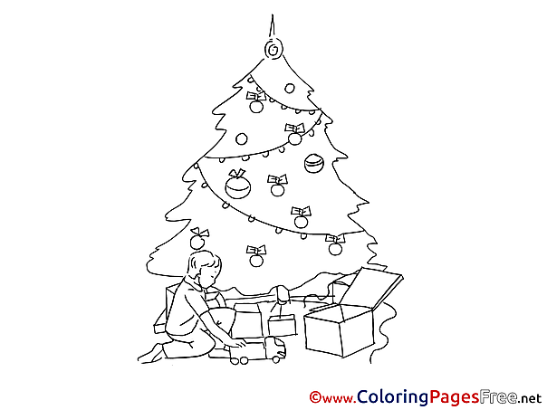 Car Toys Christmas free Coloring Pages