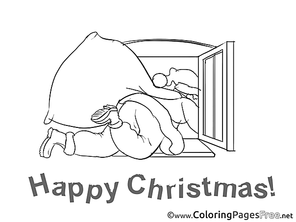Window download Christmas Coloring Pages