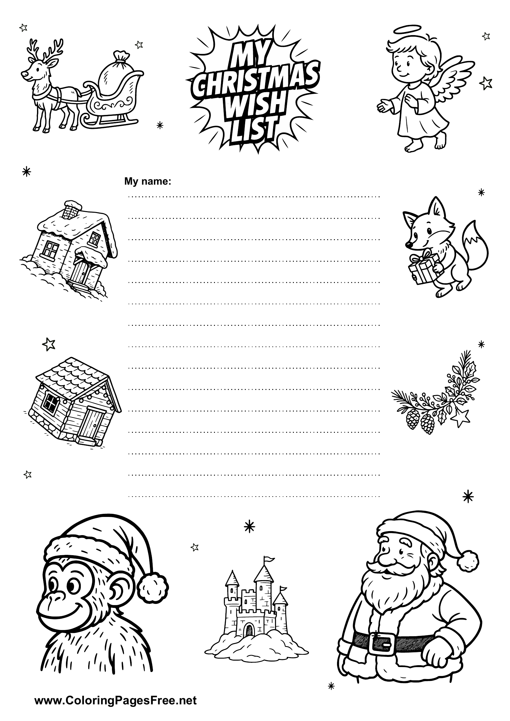 Christmas Letter to Santa PDF