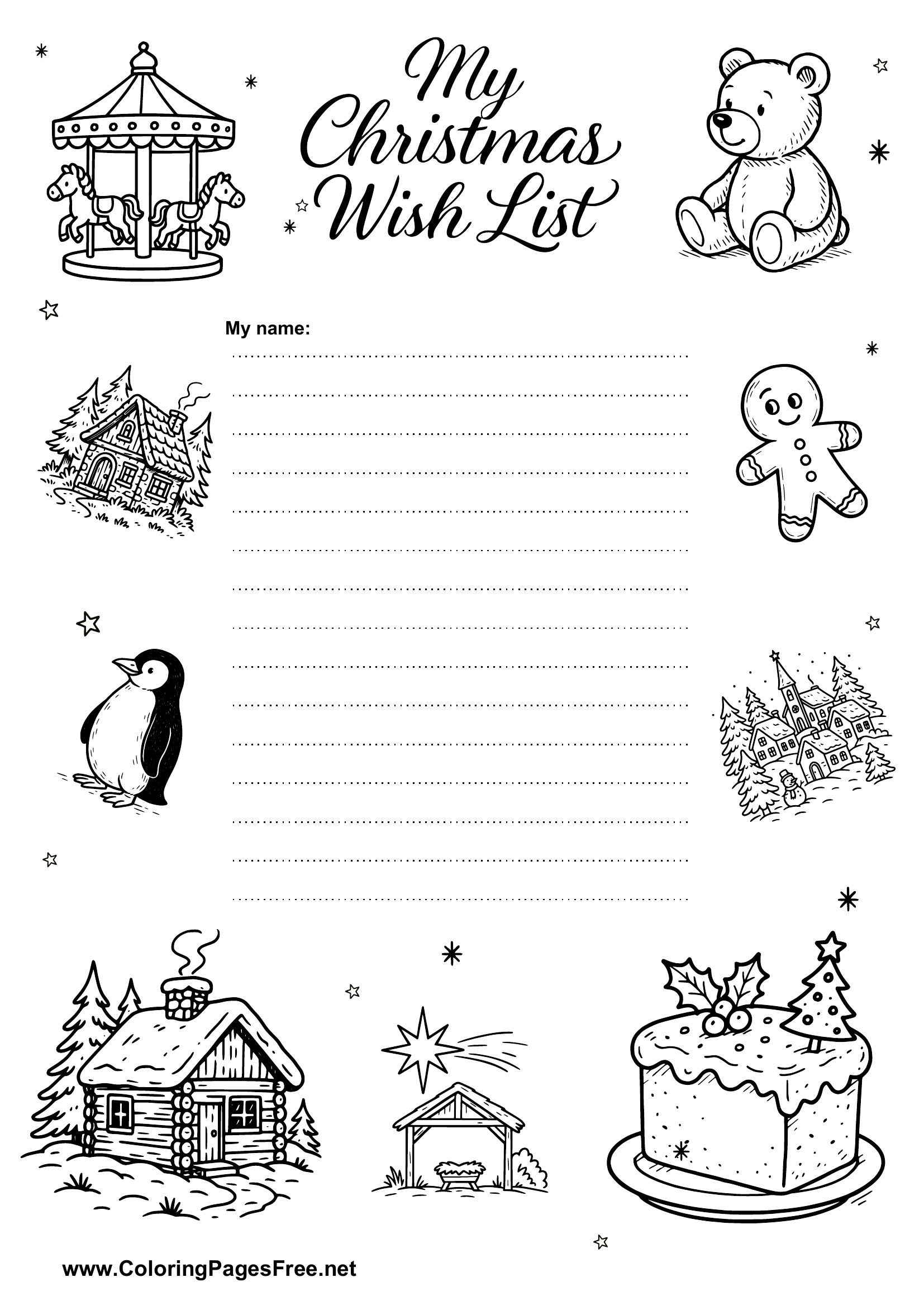 Christmas Wish List Beautiful Design