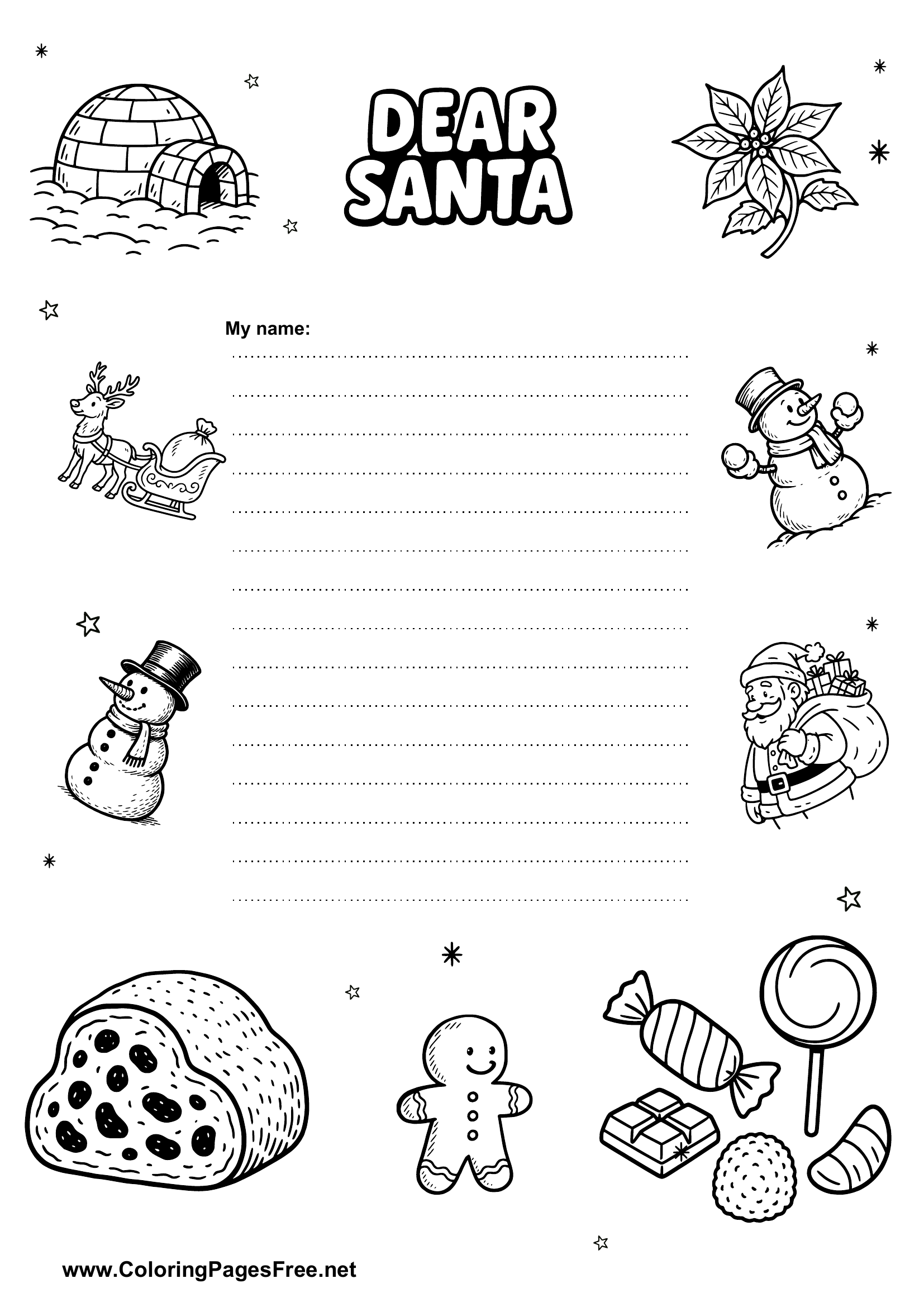 Christmas Wish List PDF Free