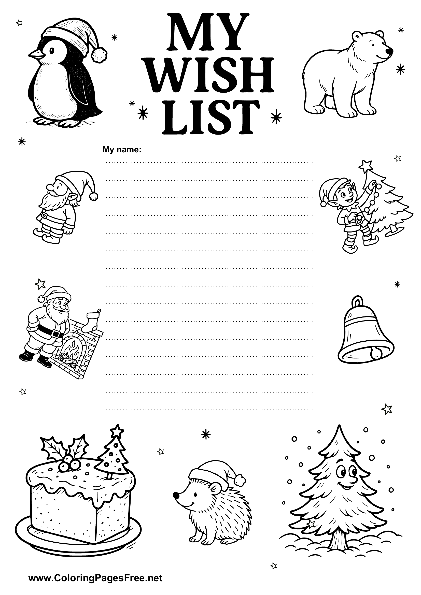 Free Wish List for School Kids